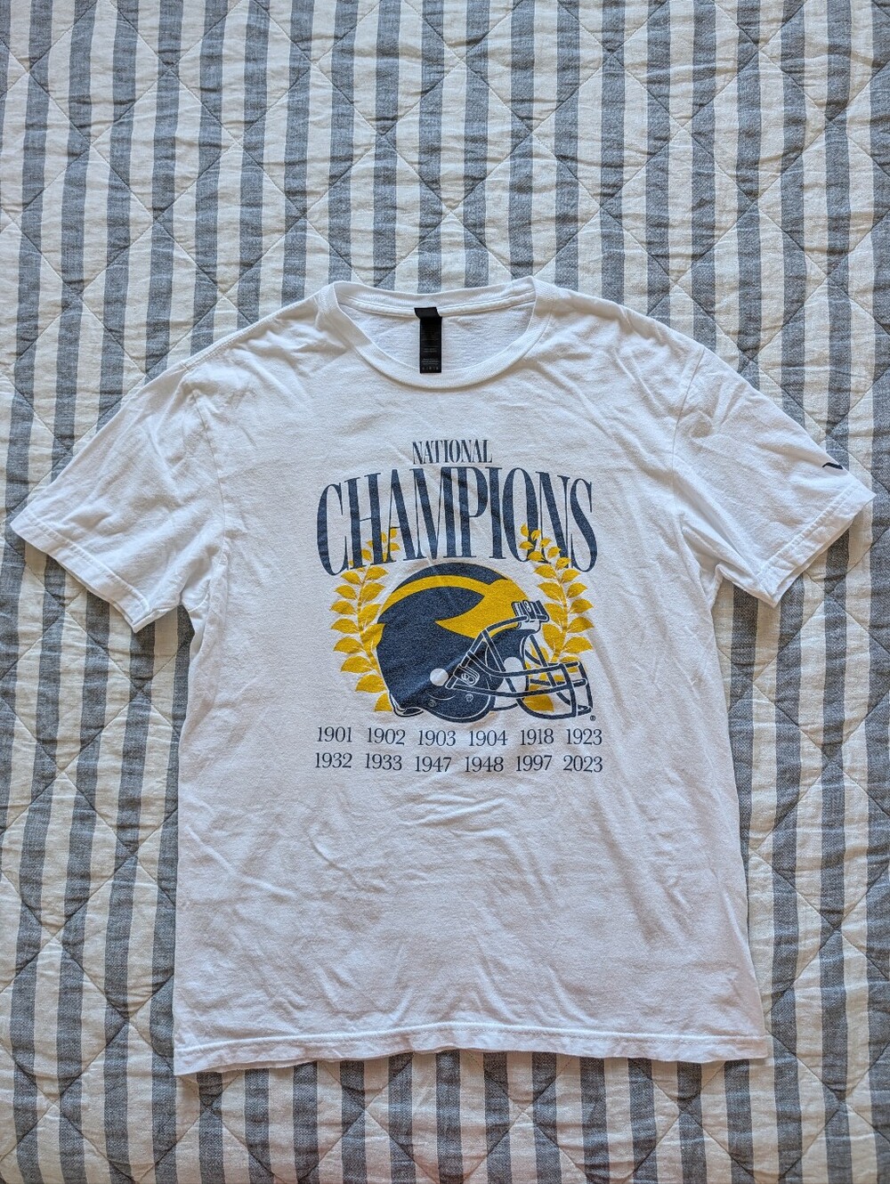 Michigan Wolverines Football National Championship Tee